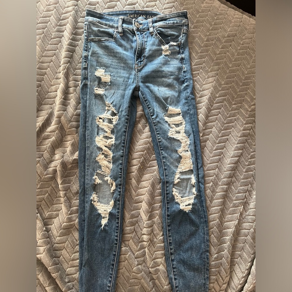 American eagle hi rise jegging jeans size 6